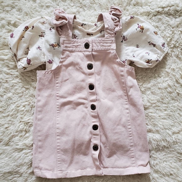 Jessica Simpson Other - Jessica Simpson rose jumper dress 24 months